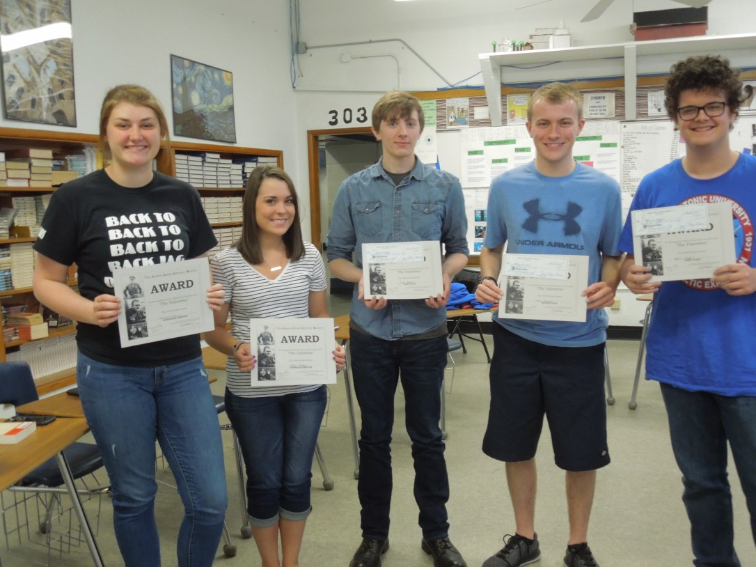 Palestine High School Valentine winners